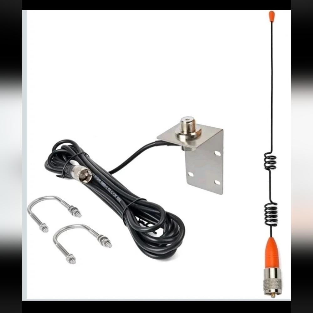 13.4 Inch Marine VHF Antenna, 159V02 Low Profile Stainless Steel Boat Antenna